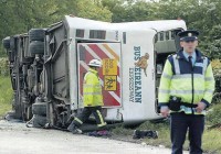 Driver lost control of death bus because brakes failed, court told